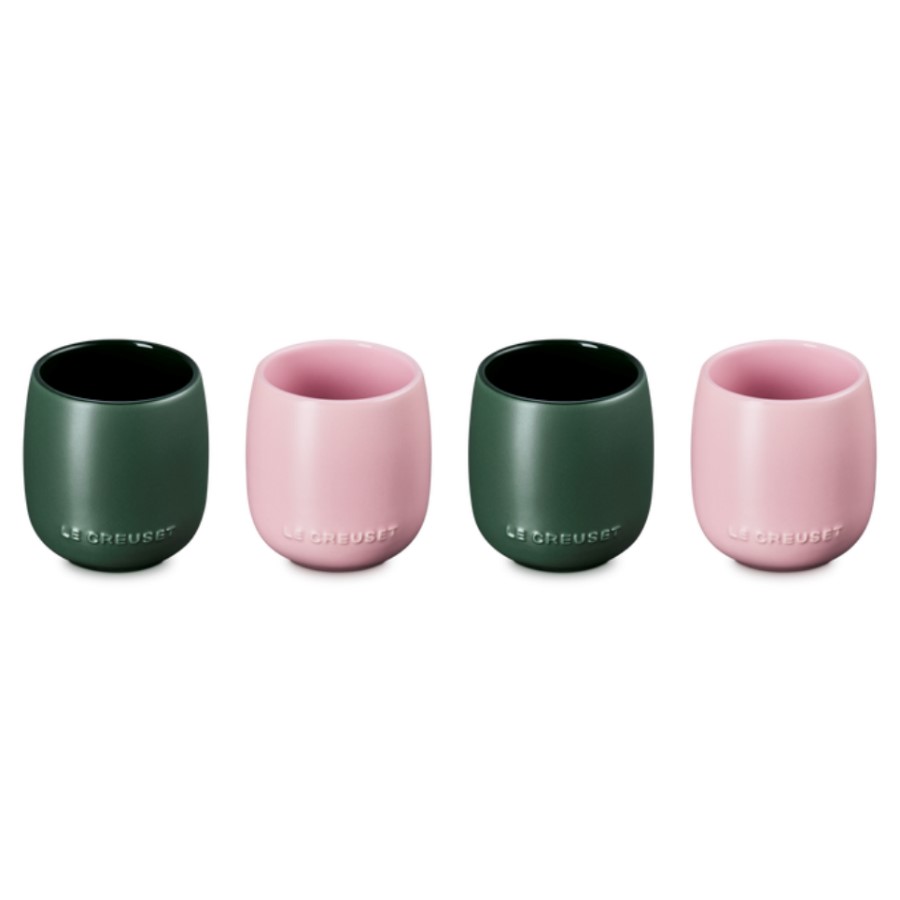 additioanl image for  Le Creuset 4 Tumbler Pink & Foret 380 ml 